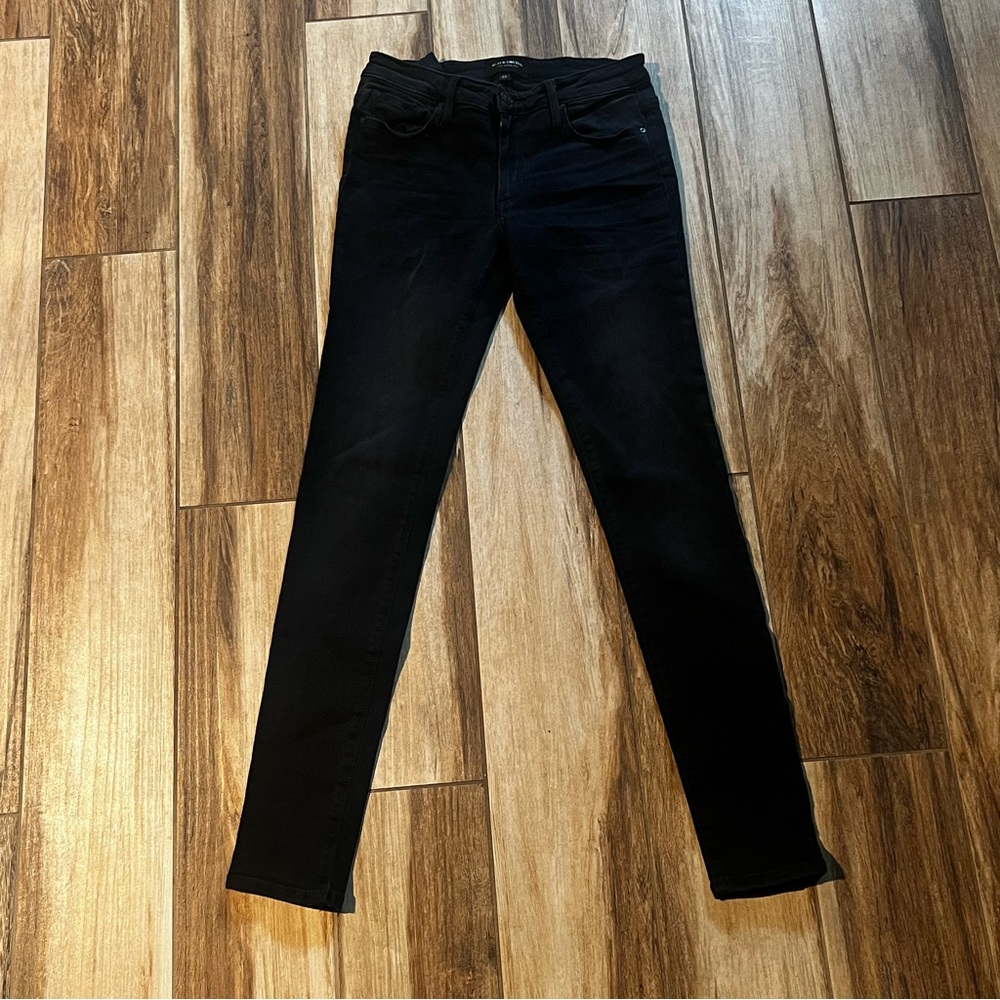 Black orchid black denim skinny jeans